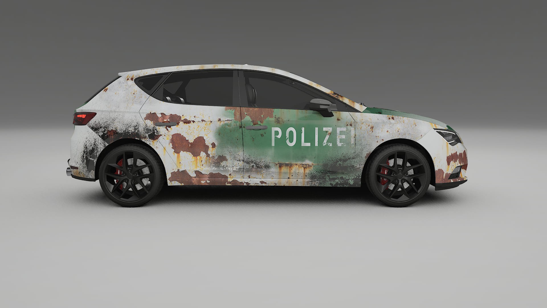 Seat Leon FR 5F COBRA 11 – Designad Wrap PPF-sats i utskrivbar polyuretanfilm
