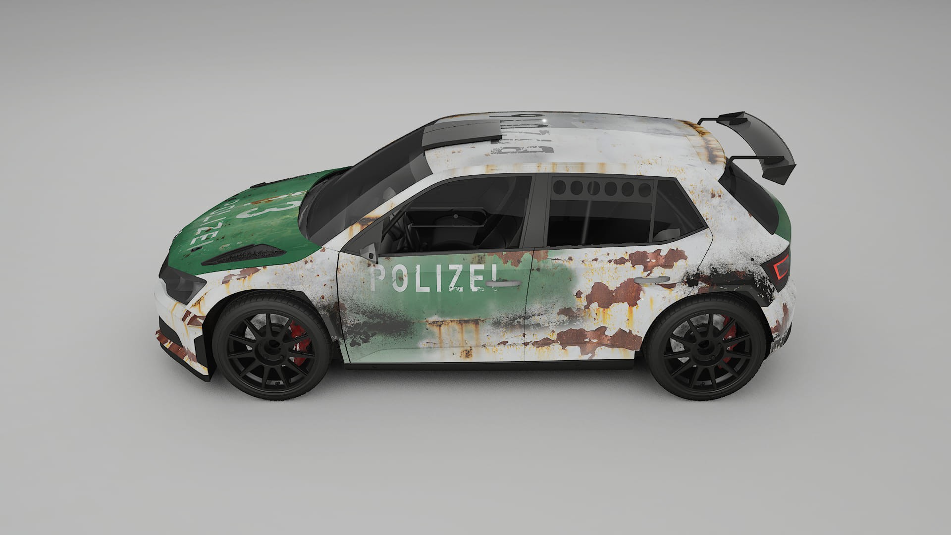 Škoda Fabia R5 6V COBRA 11 – Designad Wrap PPF-sats i utskrivbar polyuretanfilm