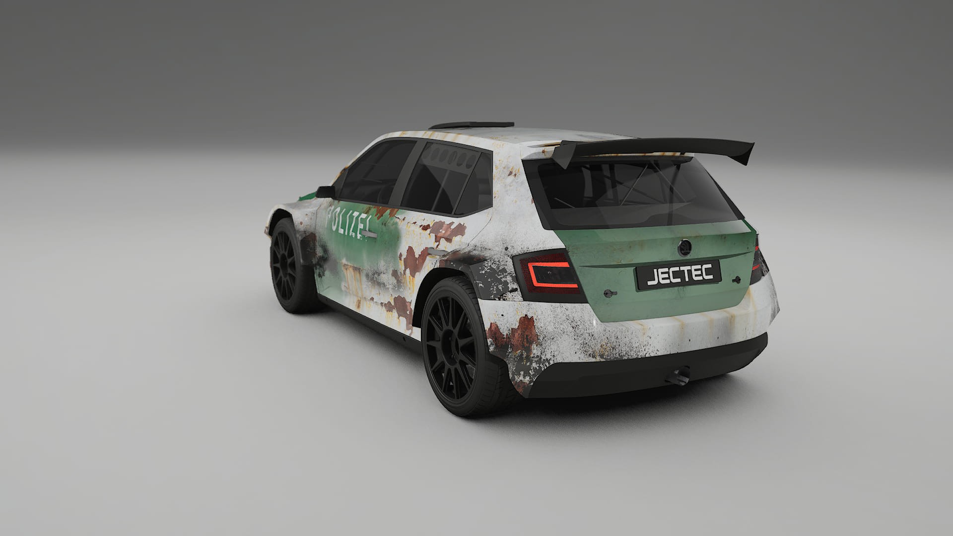 Škoda Fabia R5 6V COBRA 11 – Designad Wrap PPF-sats i utskrivbar polyuretanfilm
