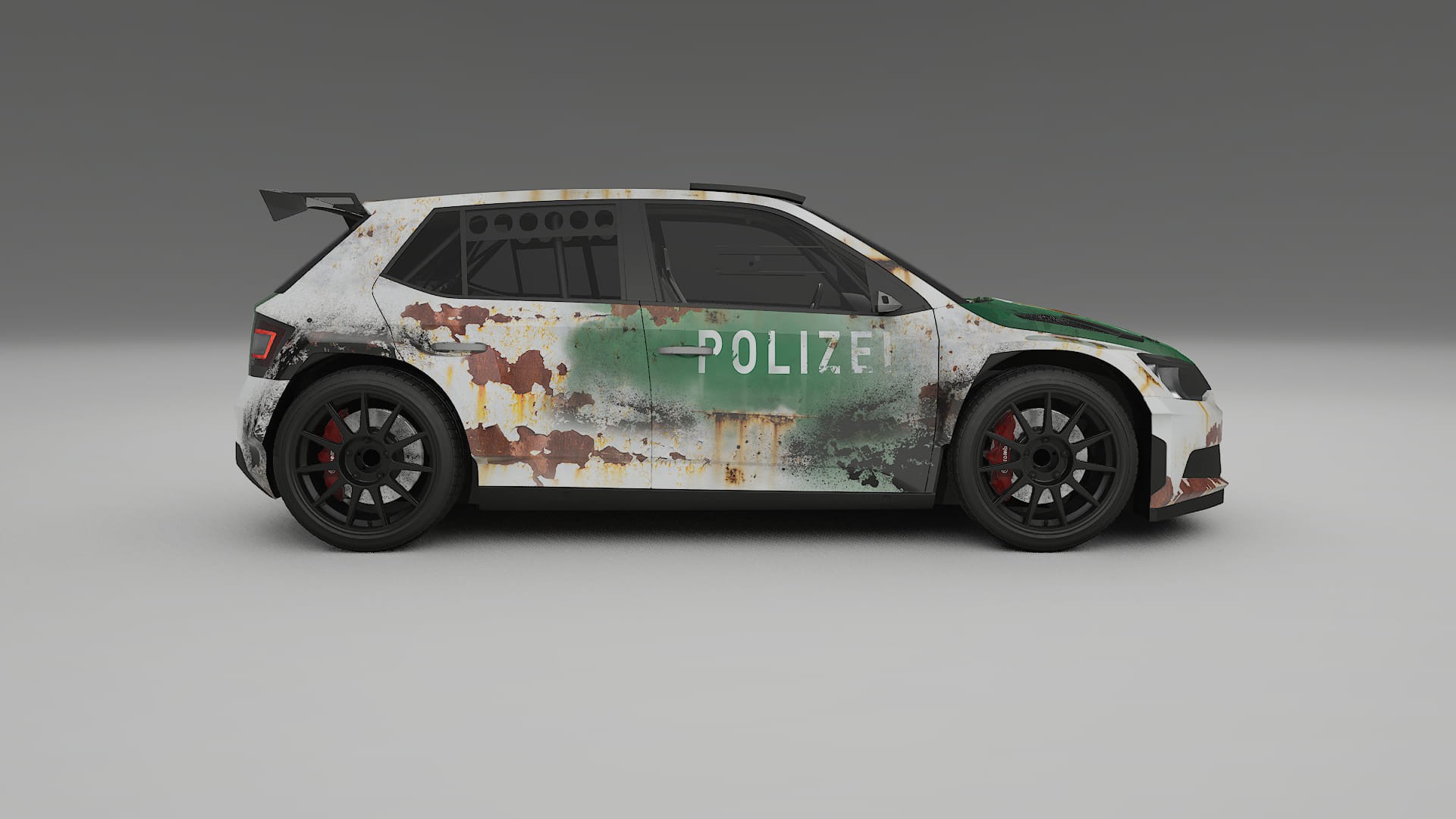 Škoda Fabia R5 6V COBRA 11 – Designad Wrap PPF-sats i utskrivbar polyuretanfilm