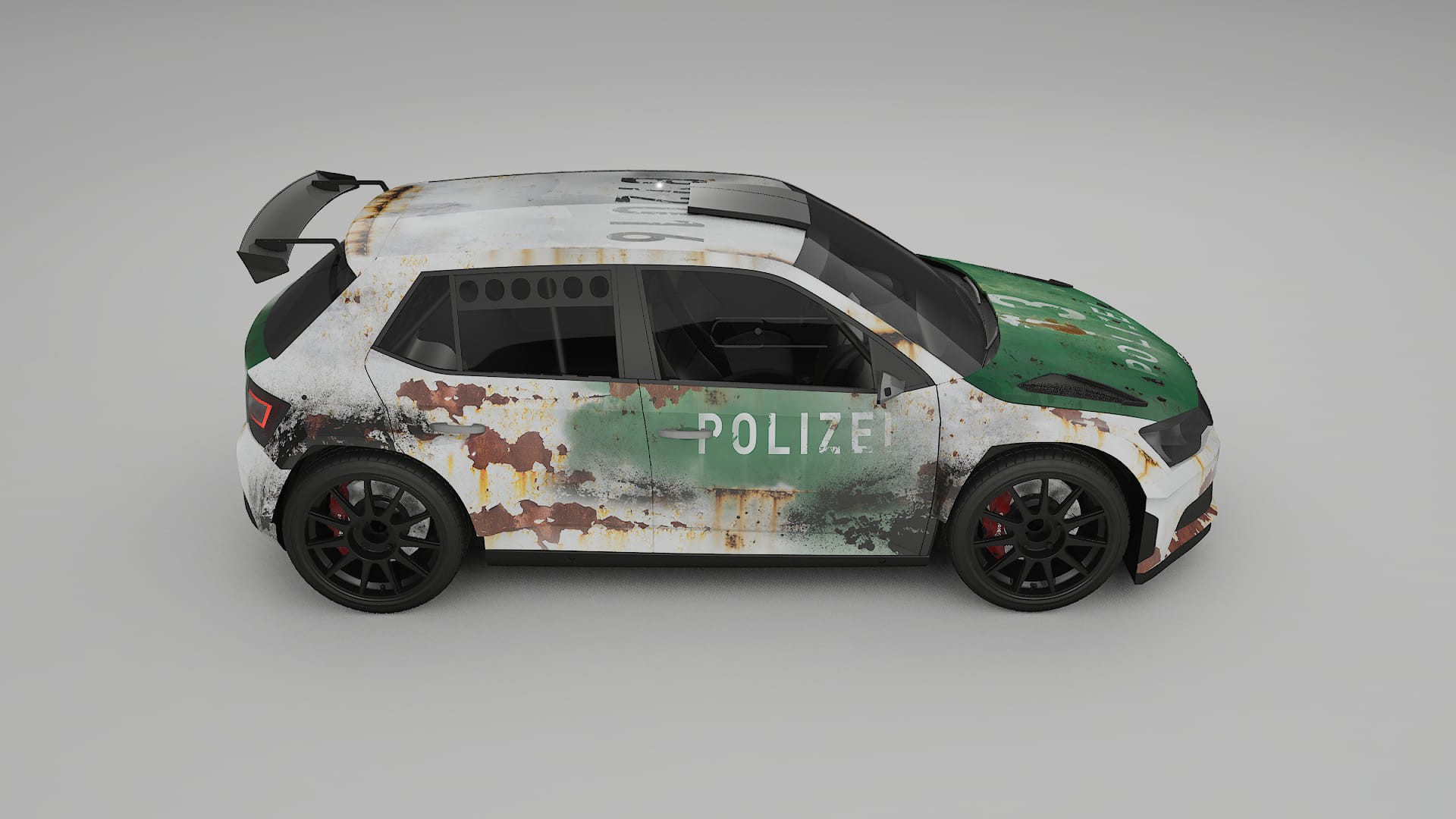 Škoda Fabia R5 6V COBRA 11 – Designad Wrap PPF-sats i utskrivbar polyuretanfilm