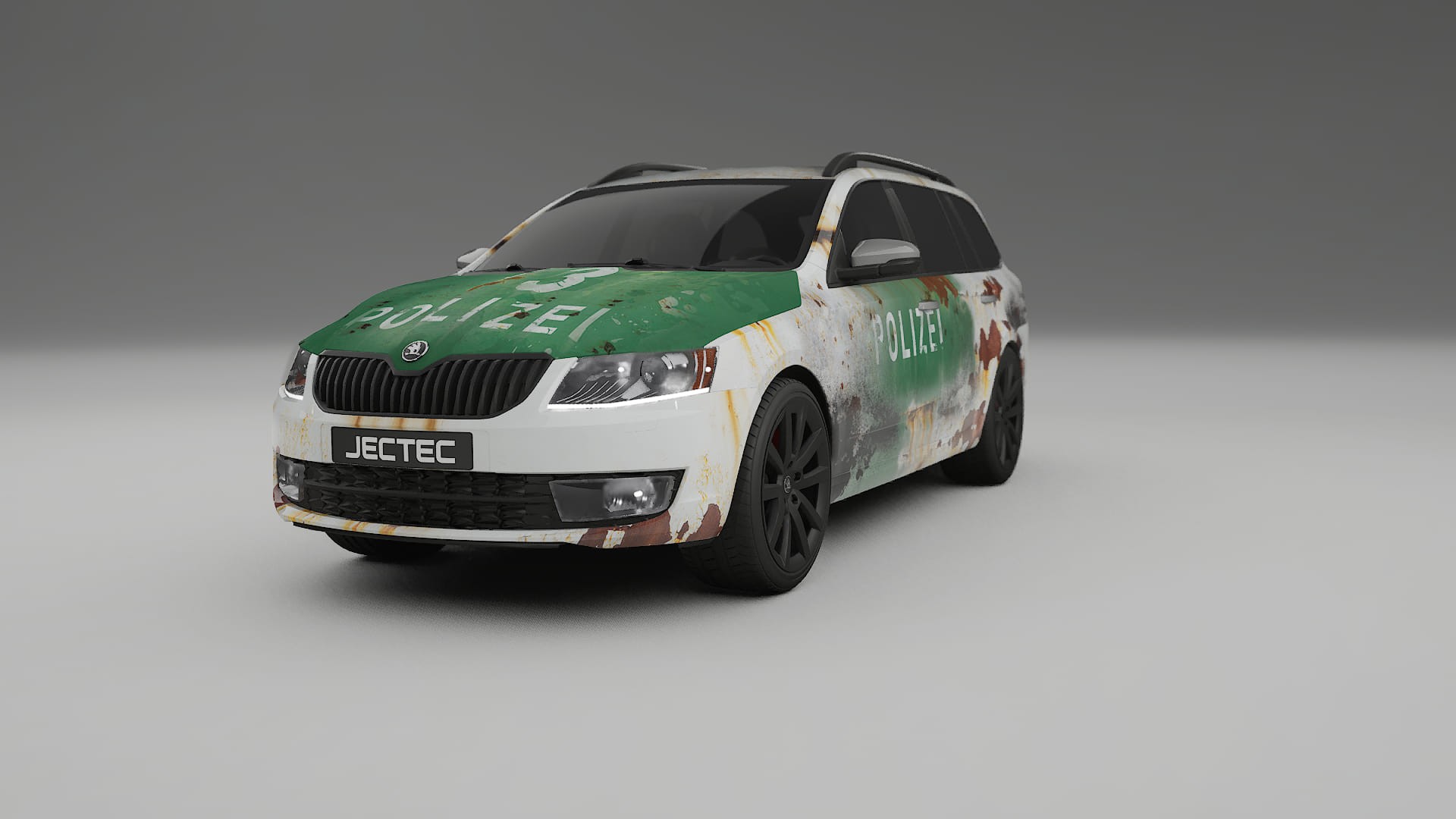 Škoda Octavia combi 5E COBRA 11 – Designad Wrap PPF-sats i utskrivbar polyuretanfilm