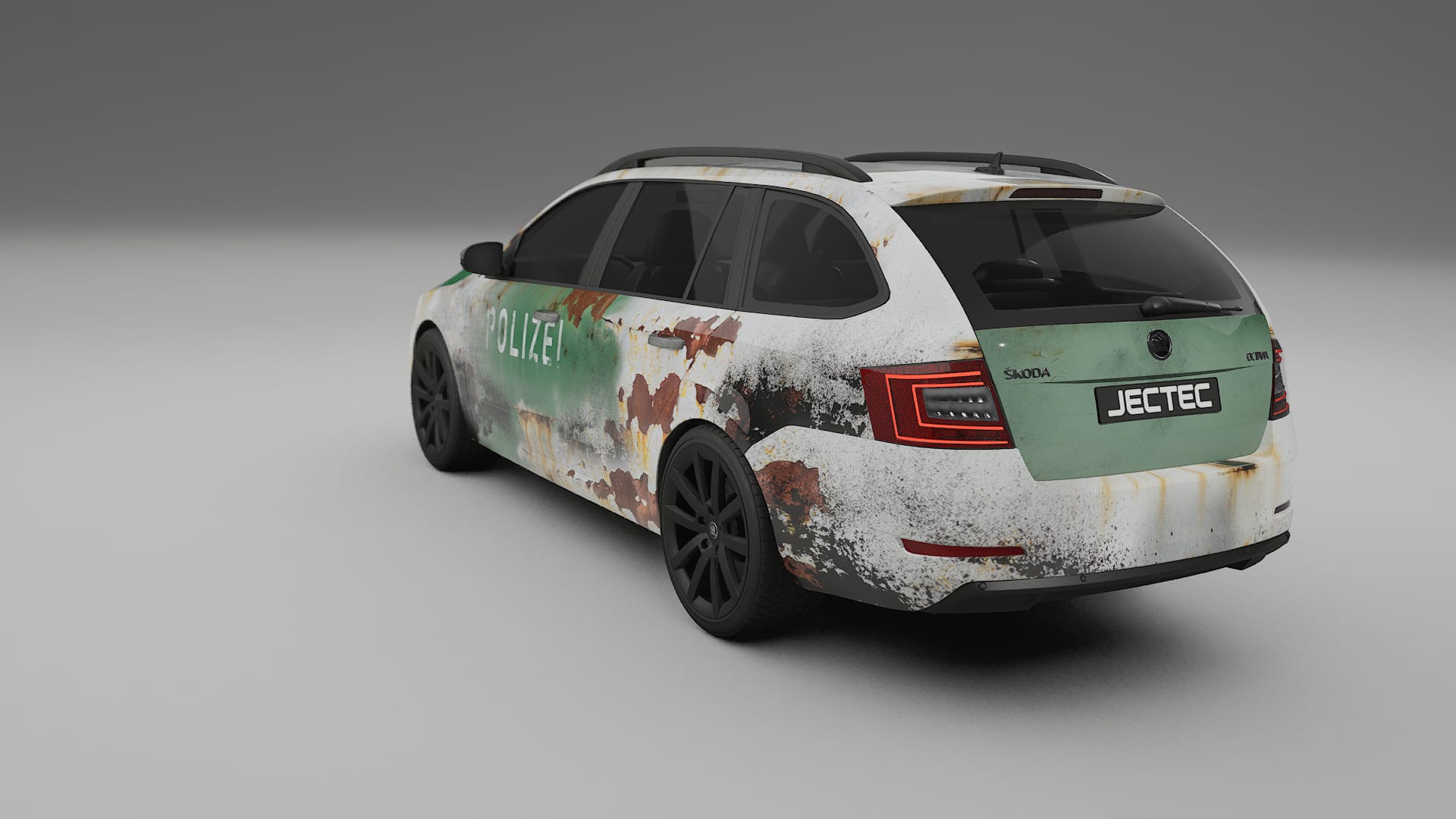 Škoda Octavia combi 5E COBRA 11 – Designad Wrap PPF-sats i utskrivbar polyuretanfilm