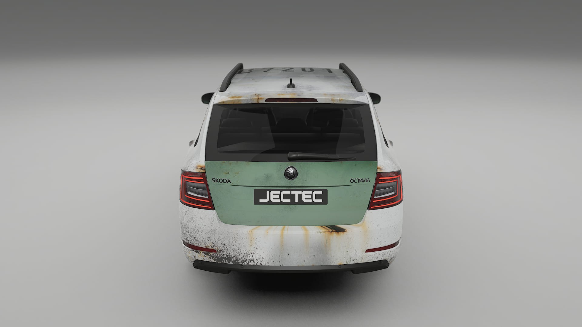 Škoda Octavia combi 5E COBRA 11 – Designad Wrap PPF-sats i utskrivbar polyuretanfilm