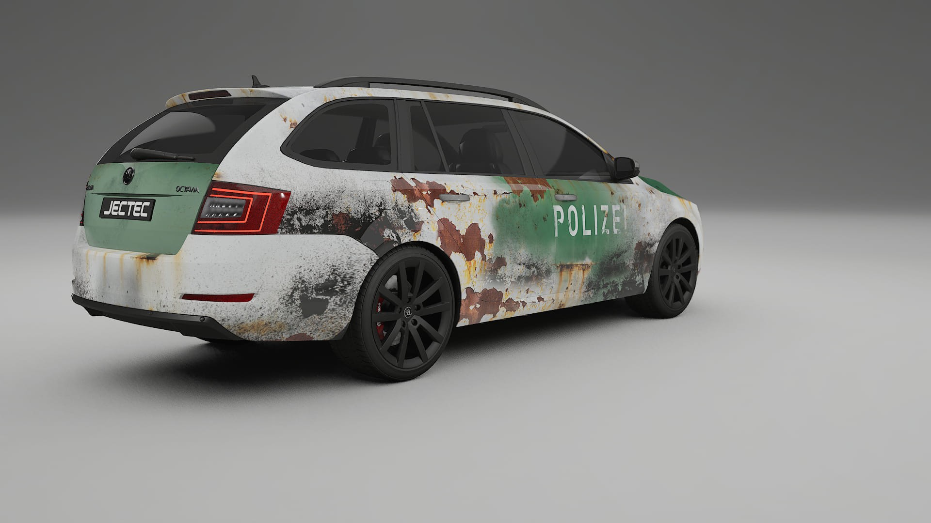 Škoda Octavia combi 5E COBRA 11 – Designad Wrap PPF-sats i utskrivbar polyuretanfilm
