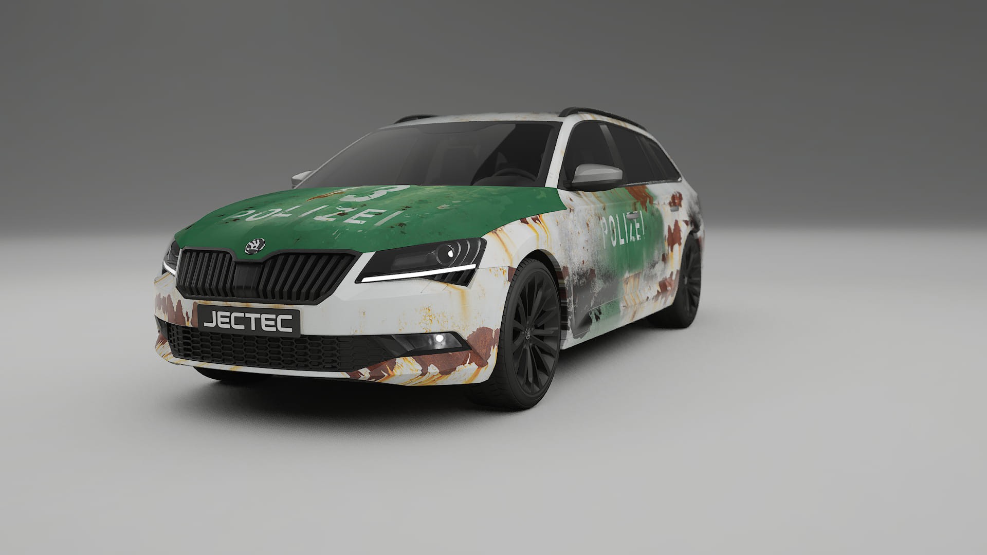 Škoda Superb B8 COBRA 11 – Designad Wrap PPF-sats i utskrivbar polyuretanfilm