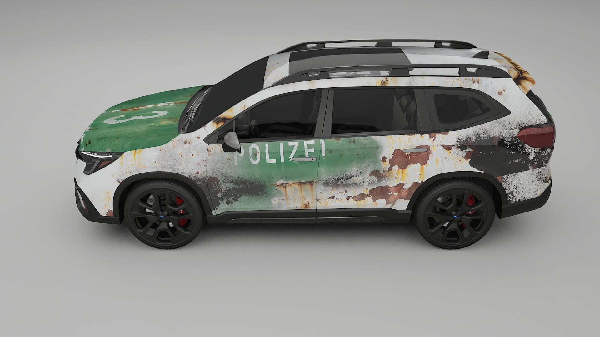 Subaru Ascent BT facelift LCI COBRA 11 – Designad Wrap PPF-sats i utskrivbar polyuretanfilm