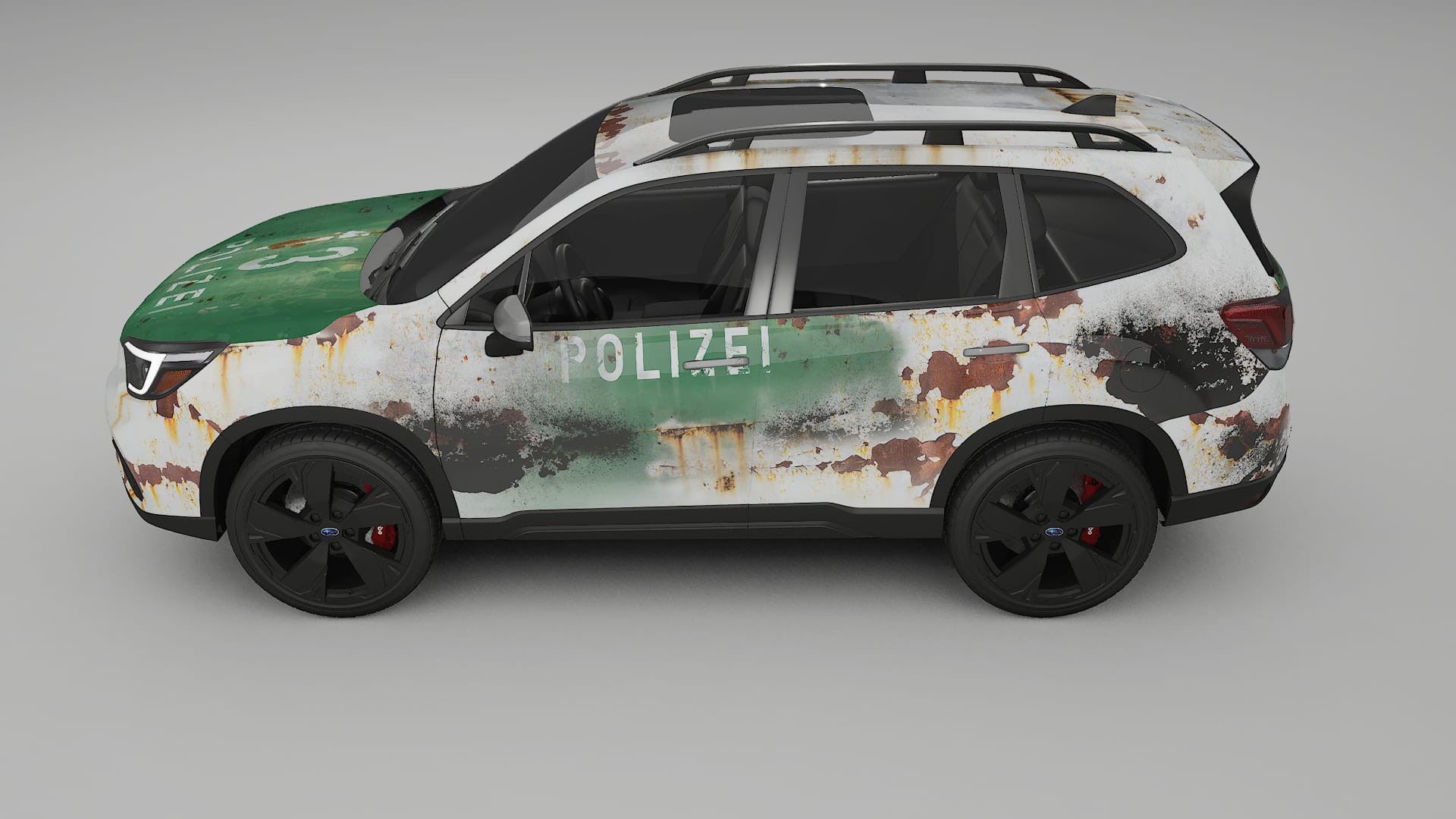 Subaru Forester V SK prefacelift pre-LCI COBRA 11 – Designad Wrap PPF-sats i utskrivbar polyuretanfilm