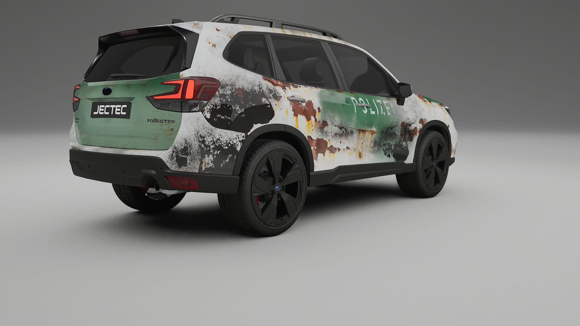 Subaru Forester V SK prefacelift pre-LCI COBRA 11 – Designad Wrap PPF-sats i utskrivbar polyuretanfilm