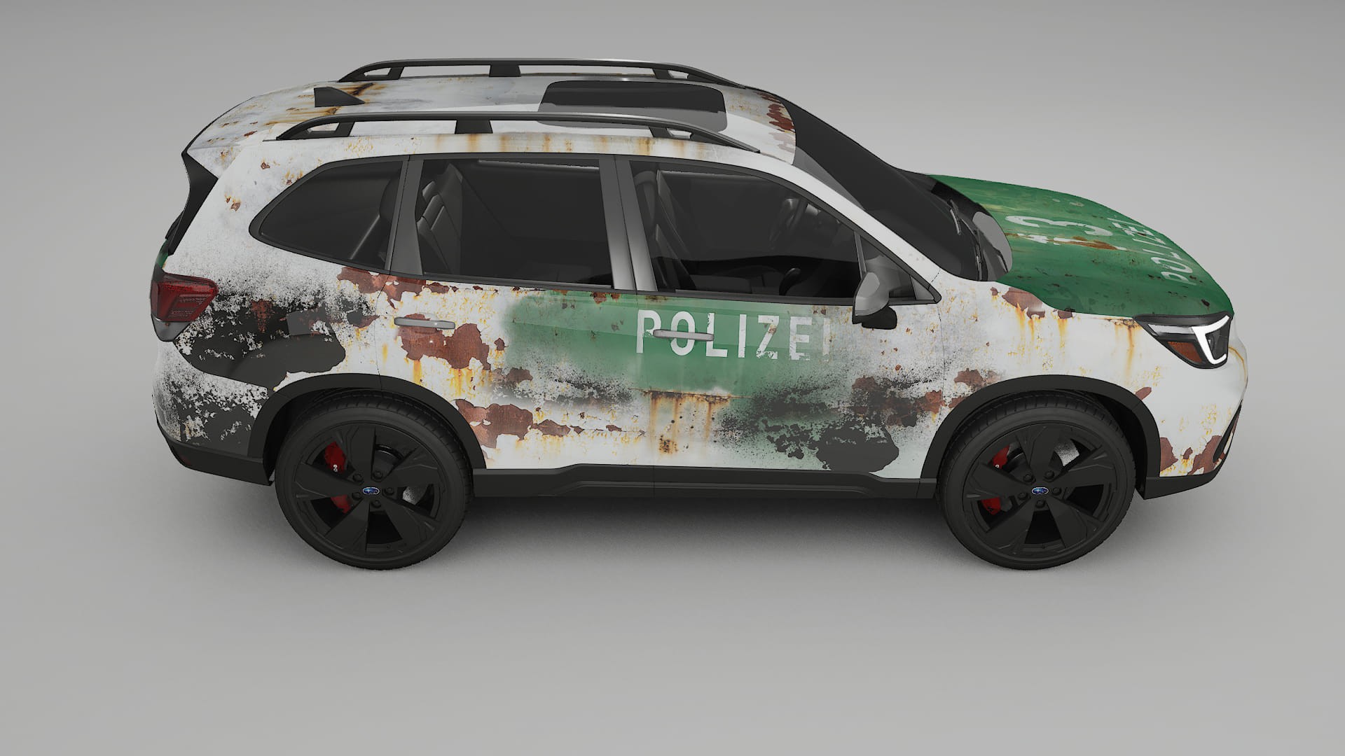 Subaru Forester V SK prefacelift pre-LCI COBRA 11 – Designad Wrap PPF-sats i utskrivbar polyuretanfilm