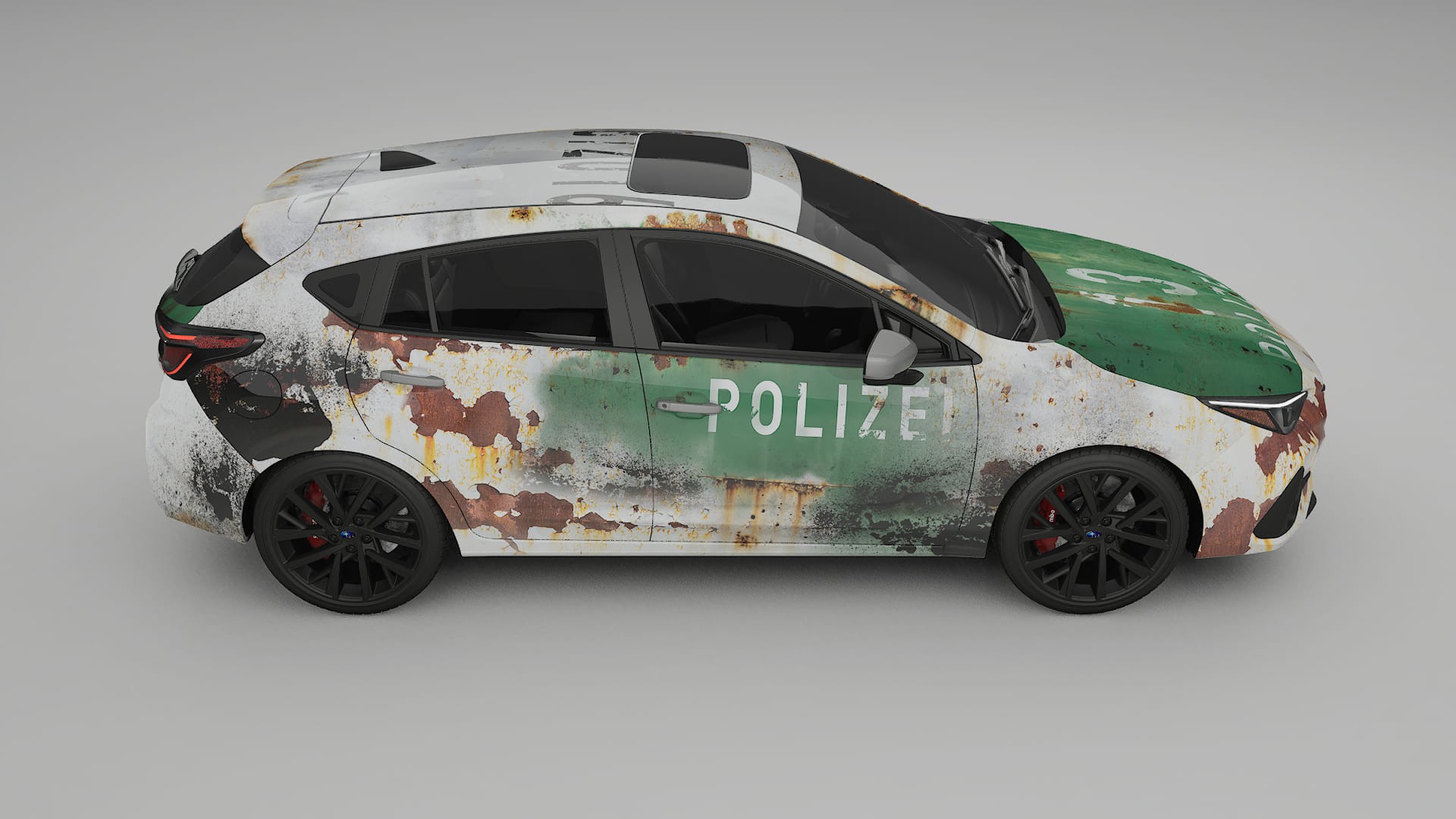Subaru Impreza GU COBRA 11 – Designad Wrap PPF-sats i utskrivbar polyuretanfilm