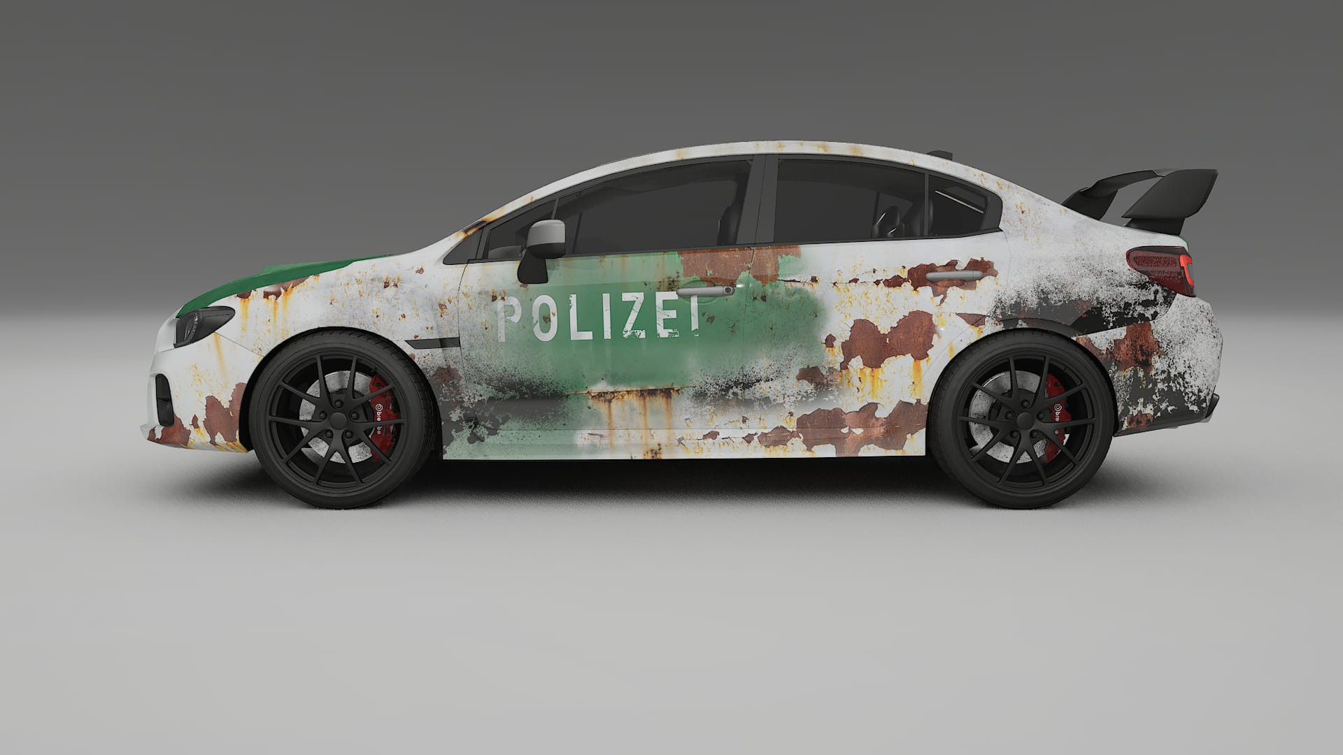 Subaru Impreza WRX Sti VA prefacelift pre-LCI COBRA 11 – Designad Wrap PPF-sats i utskrivbar polyuretanfilm