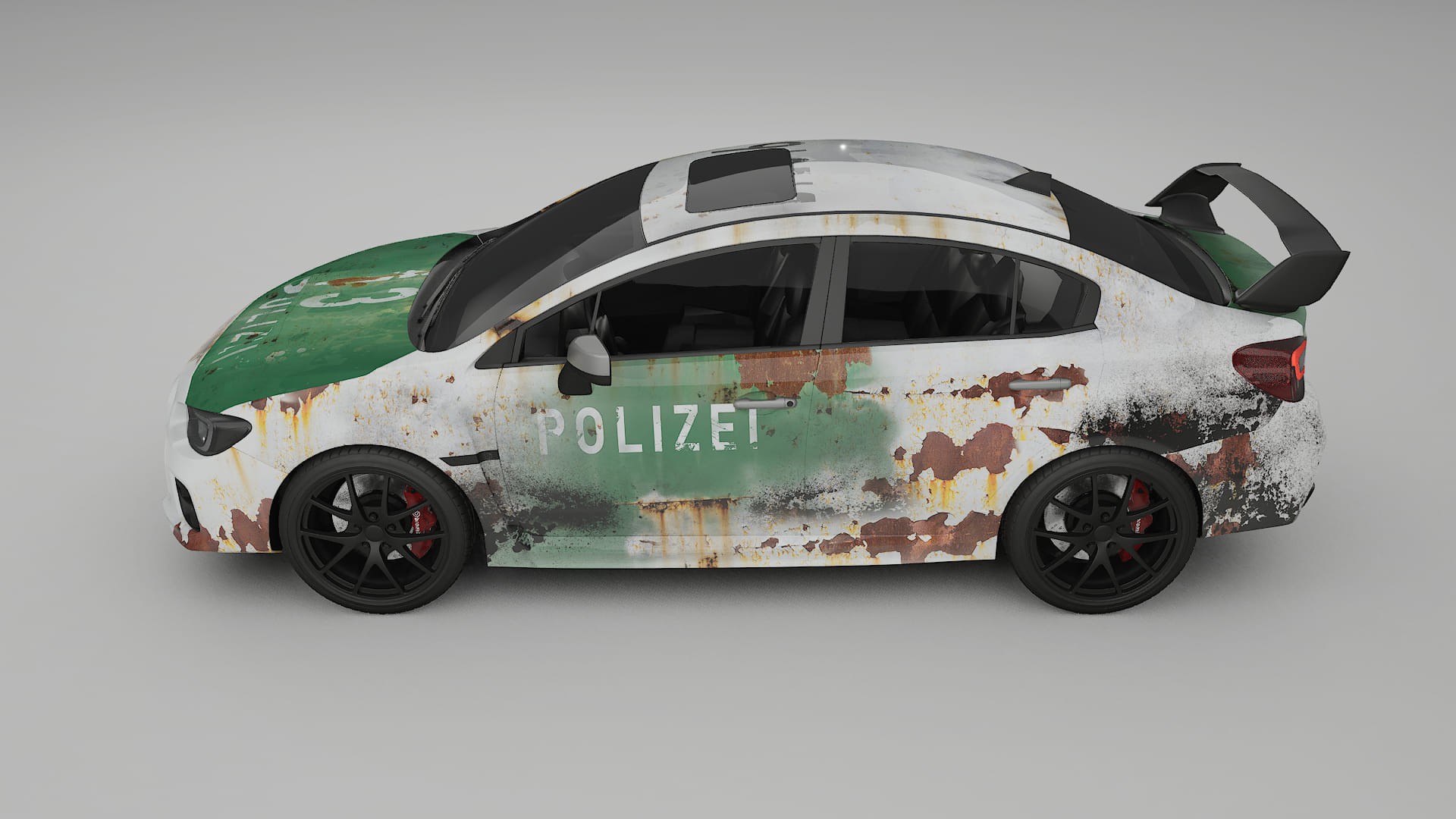 Subaru Impreza WRX Sti VA prefacelift pre-LCI COBRA 11 – Designad Wrap PPF-sats i utskrivbar polyuretanfilm