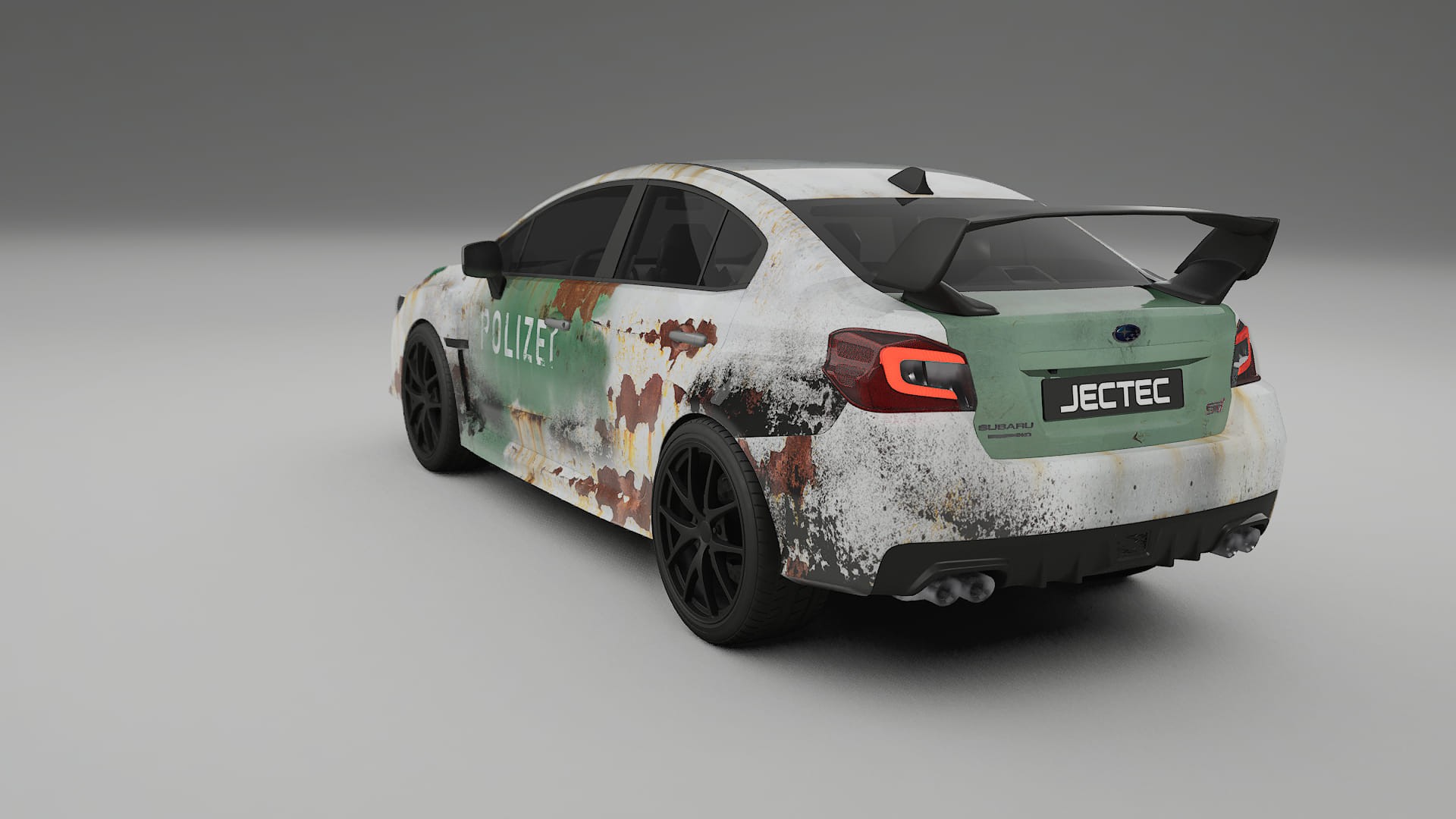 Subaru Impreza WRX Sti VA prefacelift pre-LCI COBRA 11 – Designad Wrap PPF-sats i utskrivbar polyuretanfilm