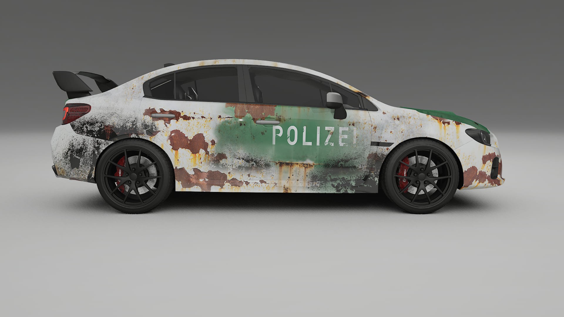 Subaru Impreza WRX Sti VA prefacelift pre-LCI COBRA 11 – Designad Wrap PPF-sats i utskrivbar polyuretanfilm