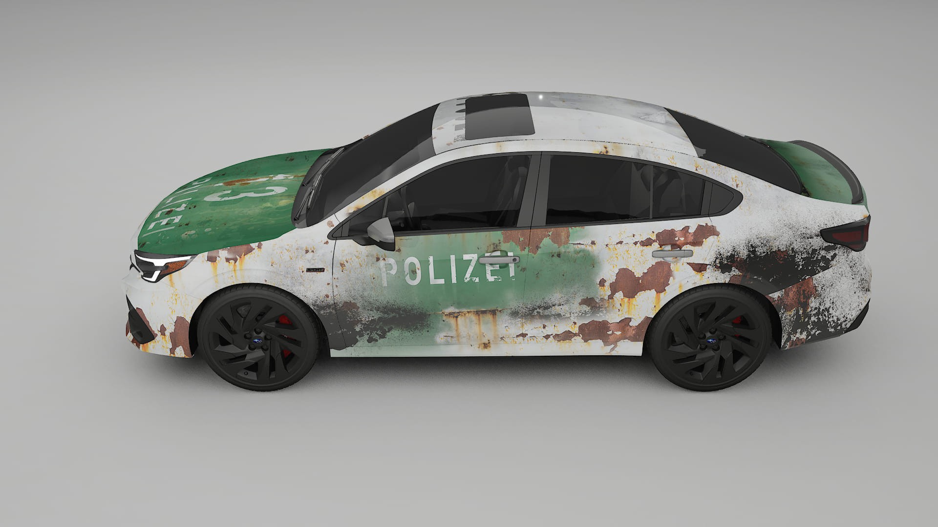 Subaru Legacy BW COBRA 11 – Designad Wrap PPF-sats i utskrivbar polyuretanfilm