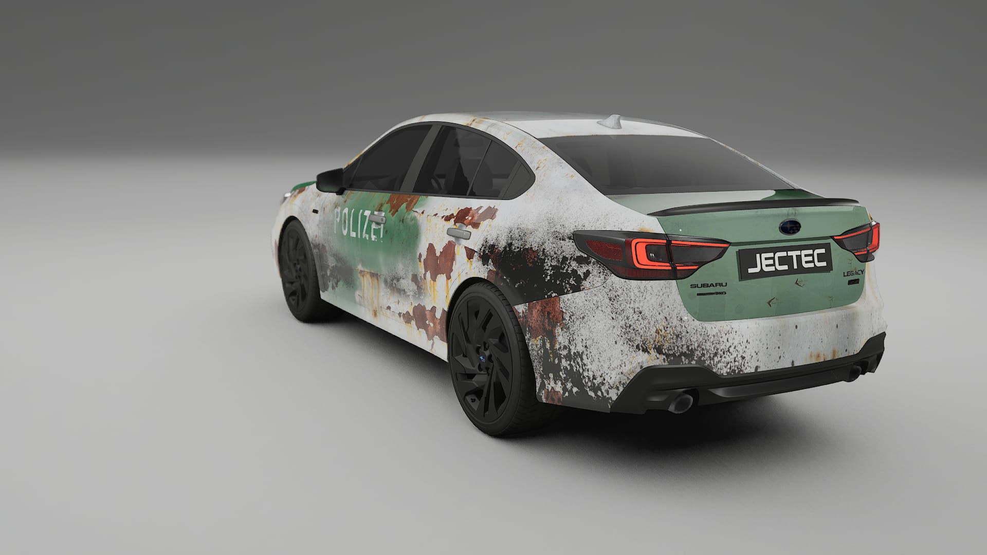 Subaru Legacy BW COBRA 11 – Designad Wrap PPF-sats i utskrivbar polyuretanfilm