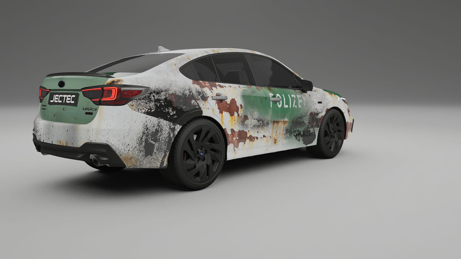 Subaru Legacy BW COBRA 11 – Designad Wrap PPF-sats i utskrivbar polyuretanfilm