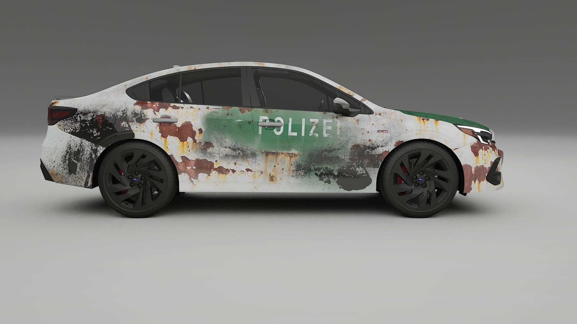 Subaru Legacy BW COBRA 11 – Designad Wrap PPF-sats i utskrivbar polyuretanfilm