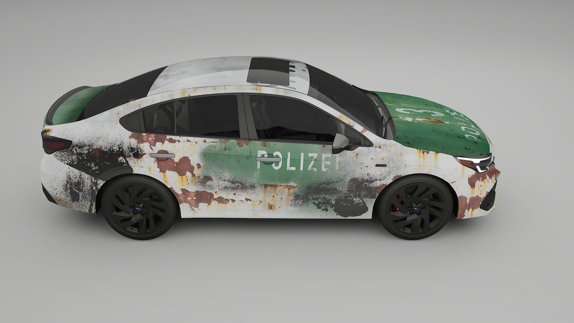 Subaru Legacy BW COBRA 11 – Designad Wrap PPF-sats i utskrivbar polyuretanfilm