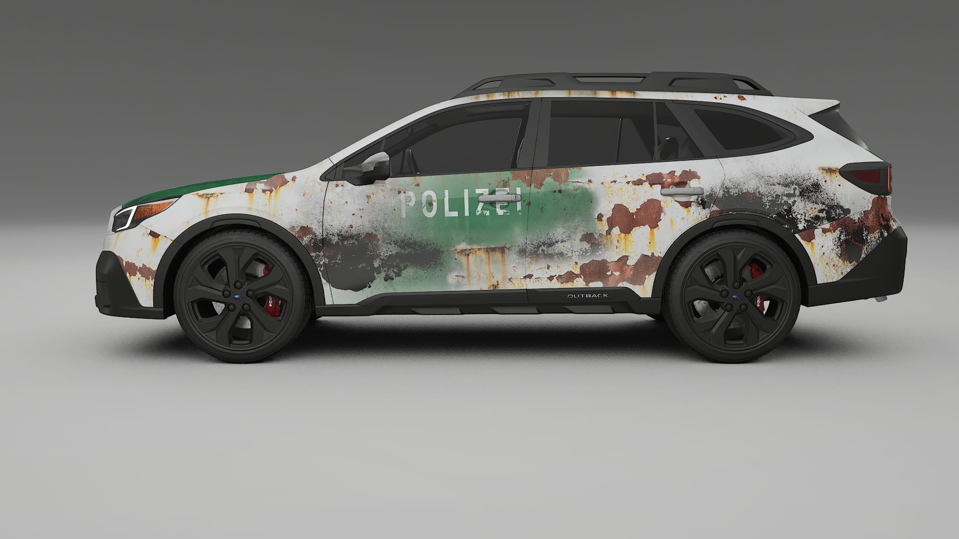 Subaru Outback VI BS prefacelift pre-LCI COBRA 11 – Designad Wrap PPF-sats i utskrivbar polyuretanfilm
