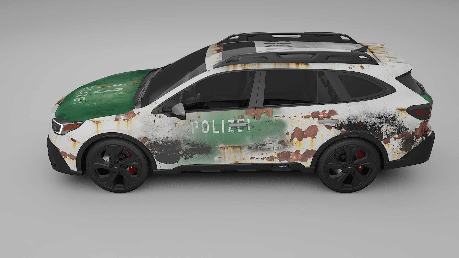 Subaru Outback VI BS prefacelift pre-LCI COBRA 11 – Designad Wrap PPF-sats i utskrivbar polyuretanfilm