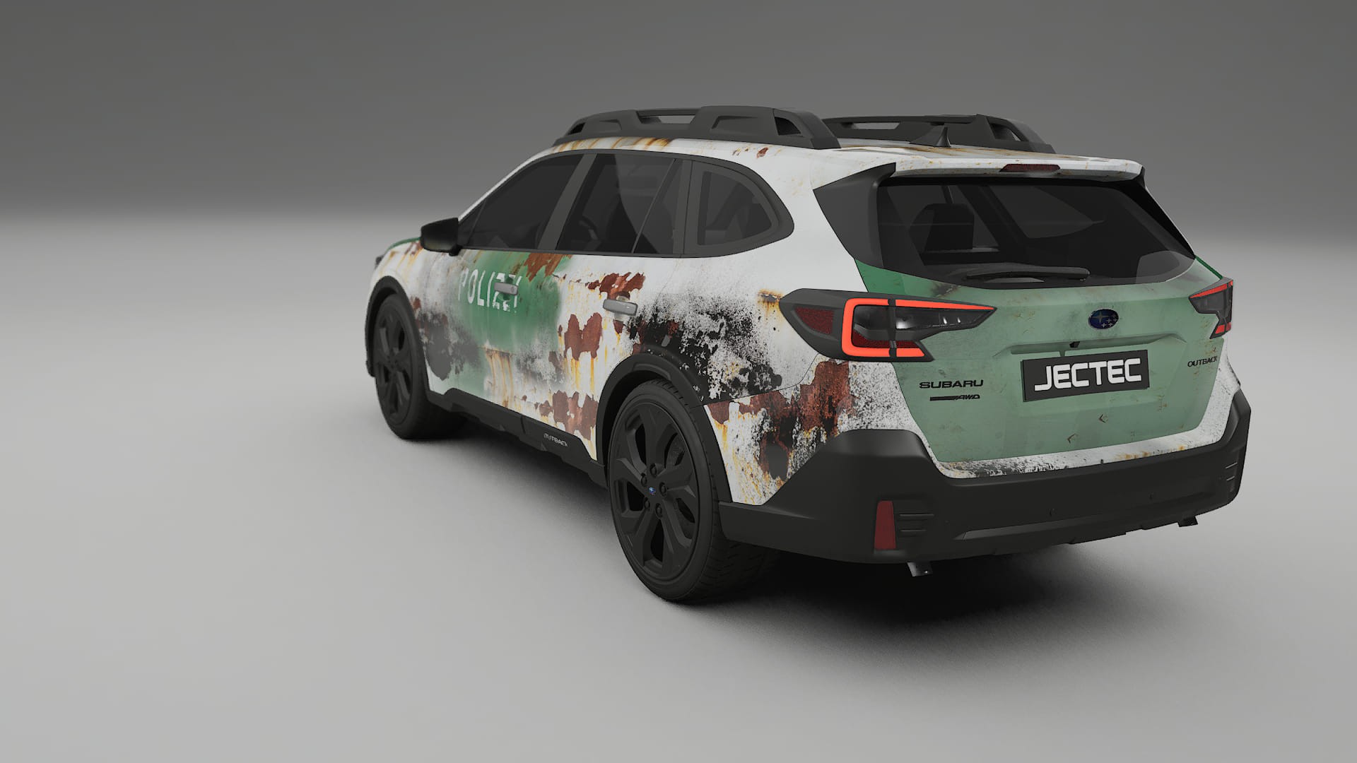Subaru Outback VI BS prefacelift pre-LCI COBRA 11 – Designad Wrap PPF-sats i utskrivbar polyuretanfilm
