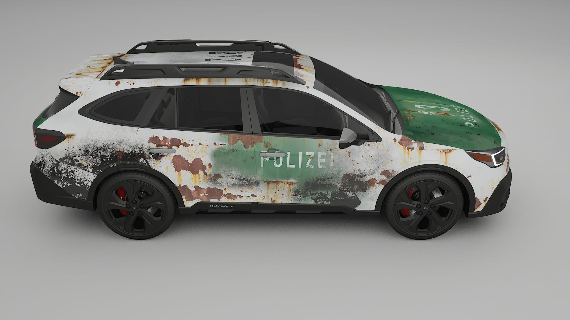 Subaru Outback VI BS prefacelift pre-LCI COBRA 11 – Designad Wrap PPF-sats i utskrivbar polyuretanfilm