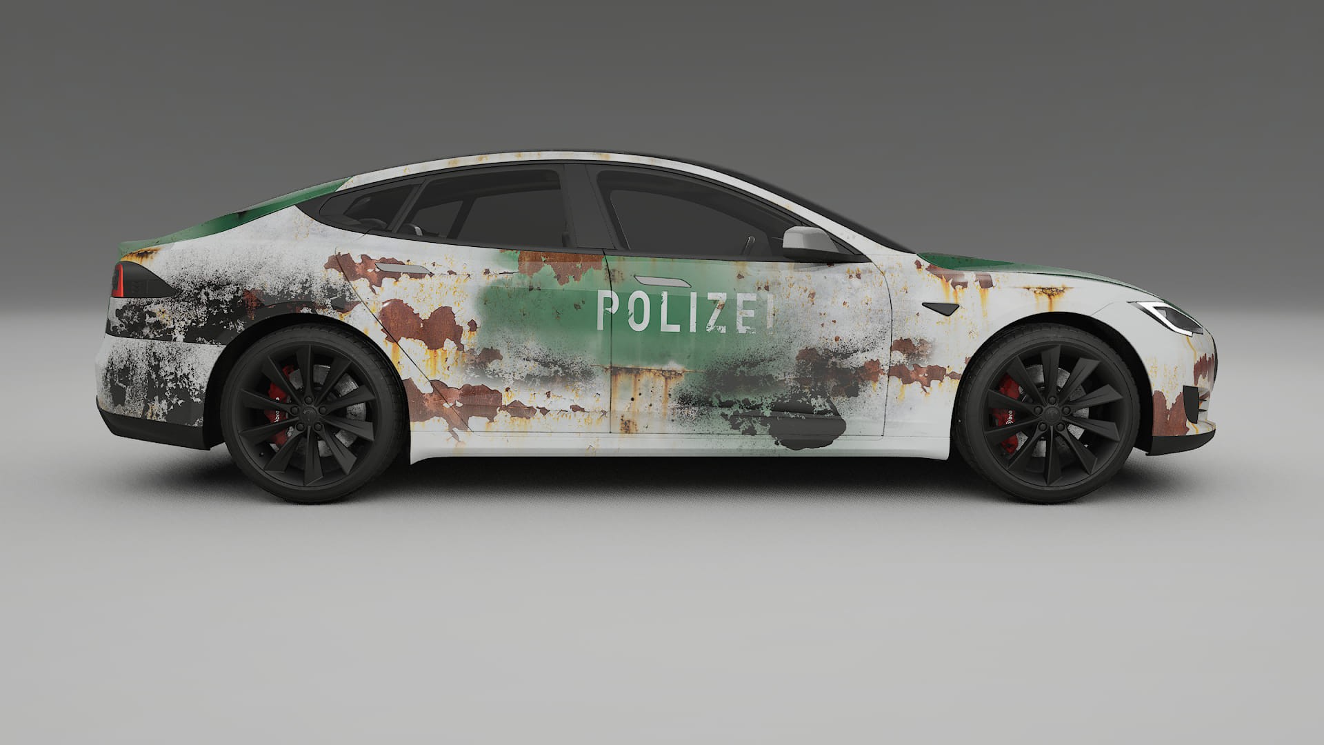Tesla Model-S COBRA 11 – Designad Wrap PPF-sats i utskrivbar polyuretanfilm