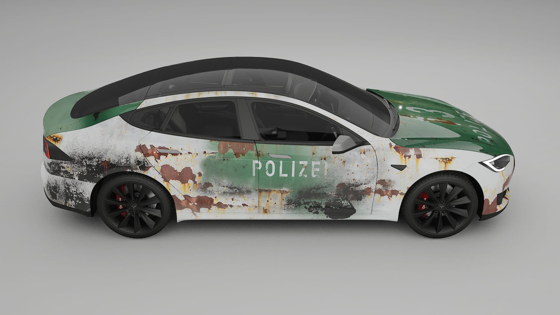 Tesla Model-S COBRA 11 – Designad Wrap PPF-sats i utskrivbar polyuretanfilm