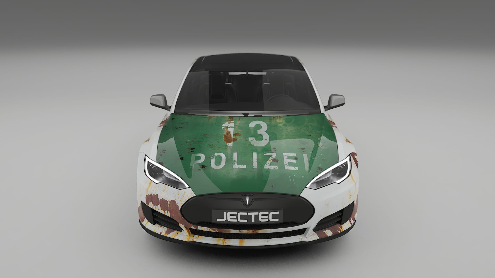 Tesla Model-S COBRA 11 – Designad Wrap PPF-sats i utskrivbar polyuretanfilm