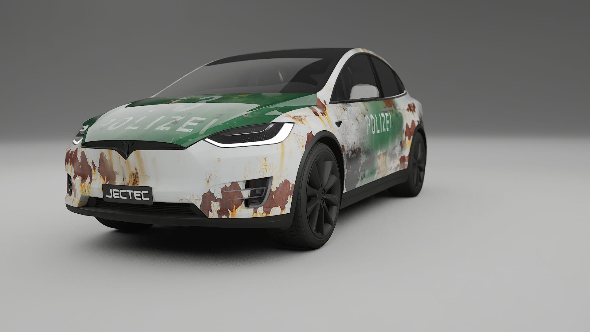 Tesla Model X COBRA 11 – Designad Wrap PPF-sats i utskrivbar polyuretanfilm