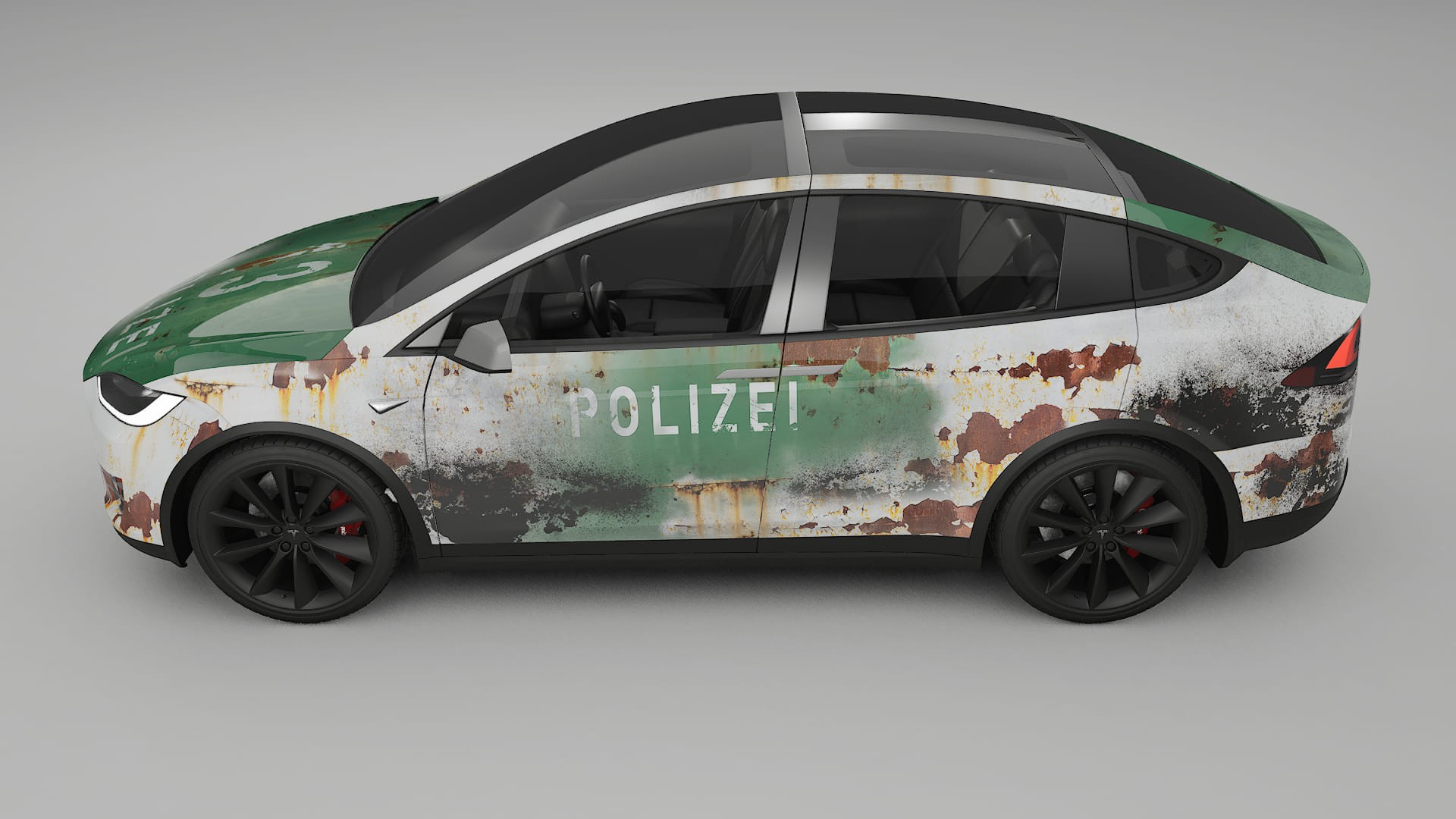 Tesla Model X COBRA 11 – Designad Wrap PPF-sats i utskrivbar polyuretanfilm