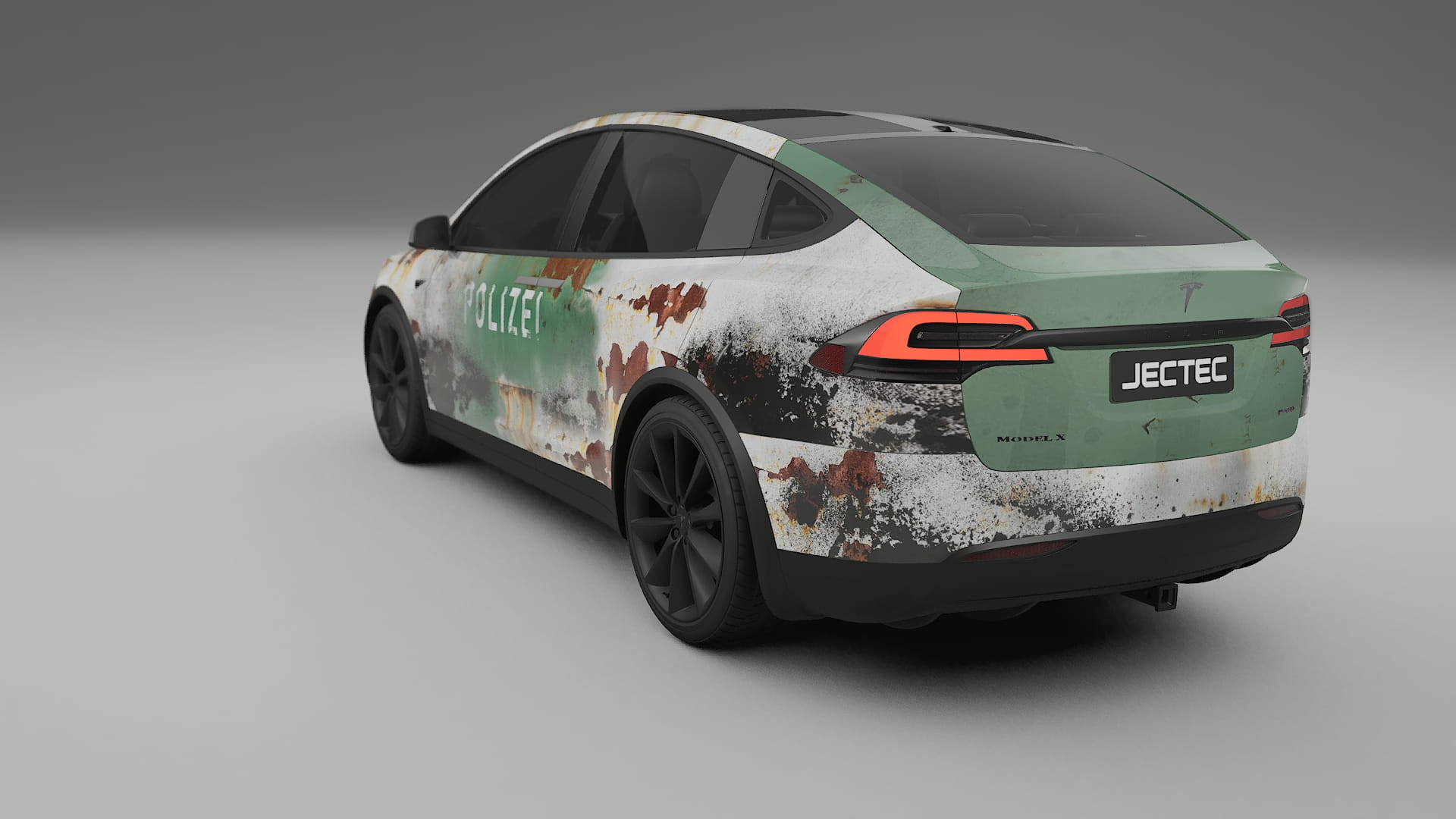 Tesla Model X COBRA 11 – Designad Wrap PPF-sats i utskrivbar polyuretanfilm