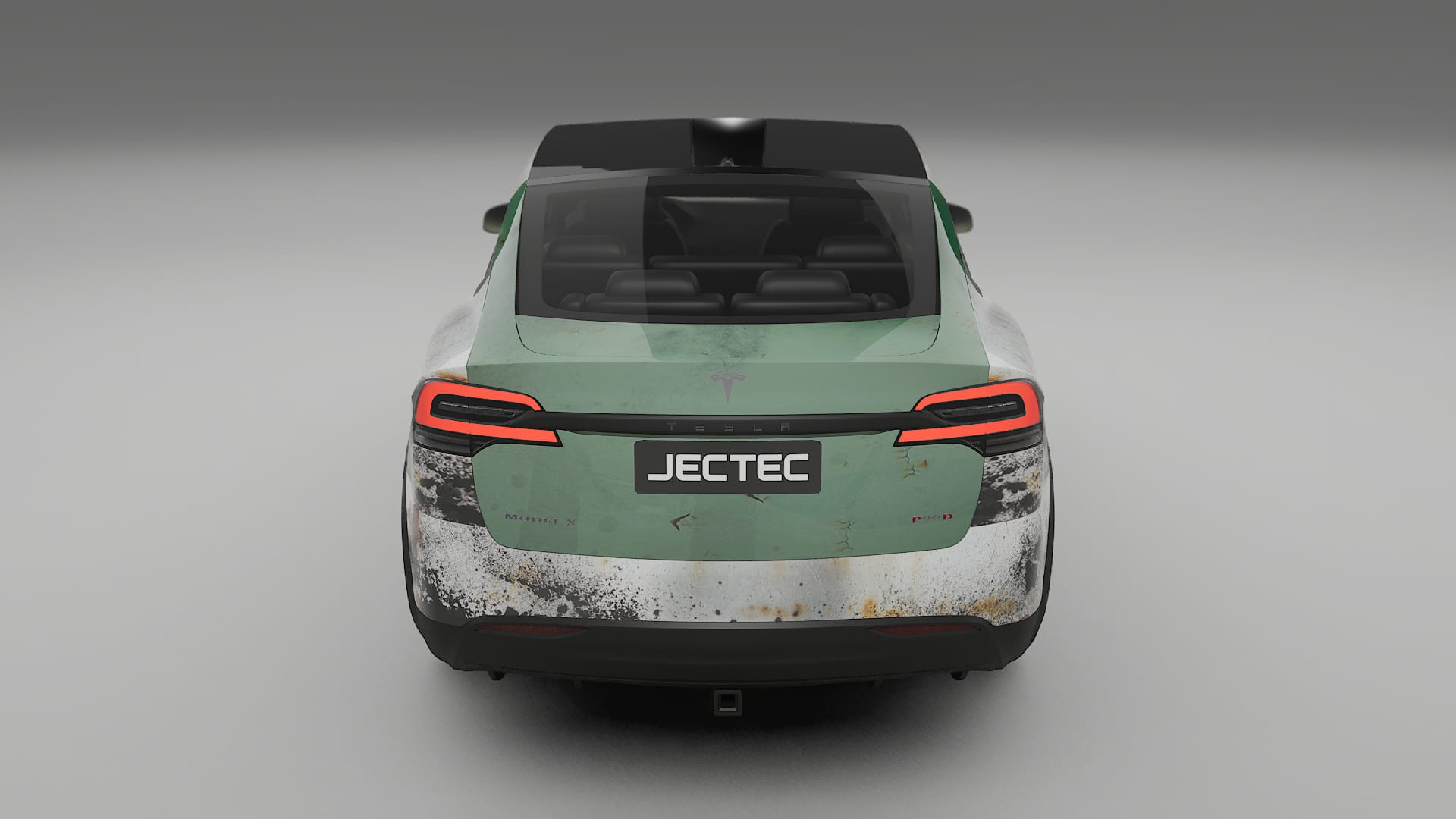 Tesla Model X COBRA 11 – Designad Wrap PPF-sats i utskrivbar polyuretanfilm