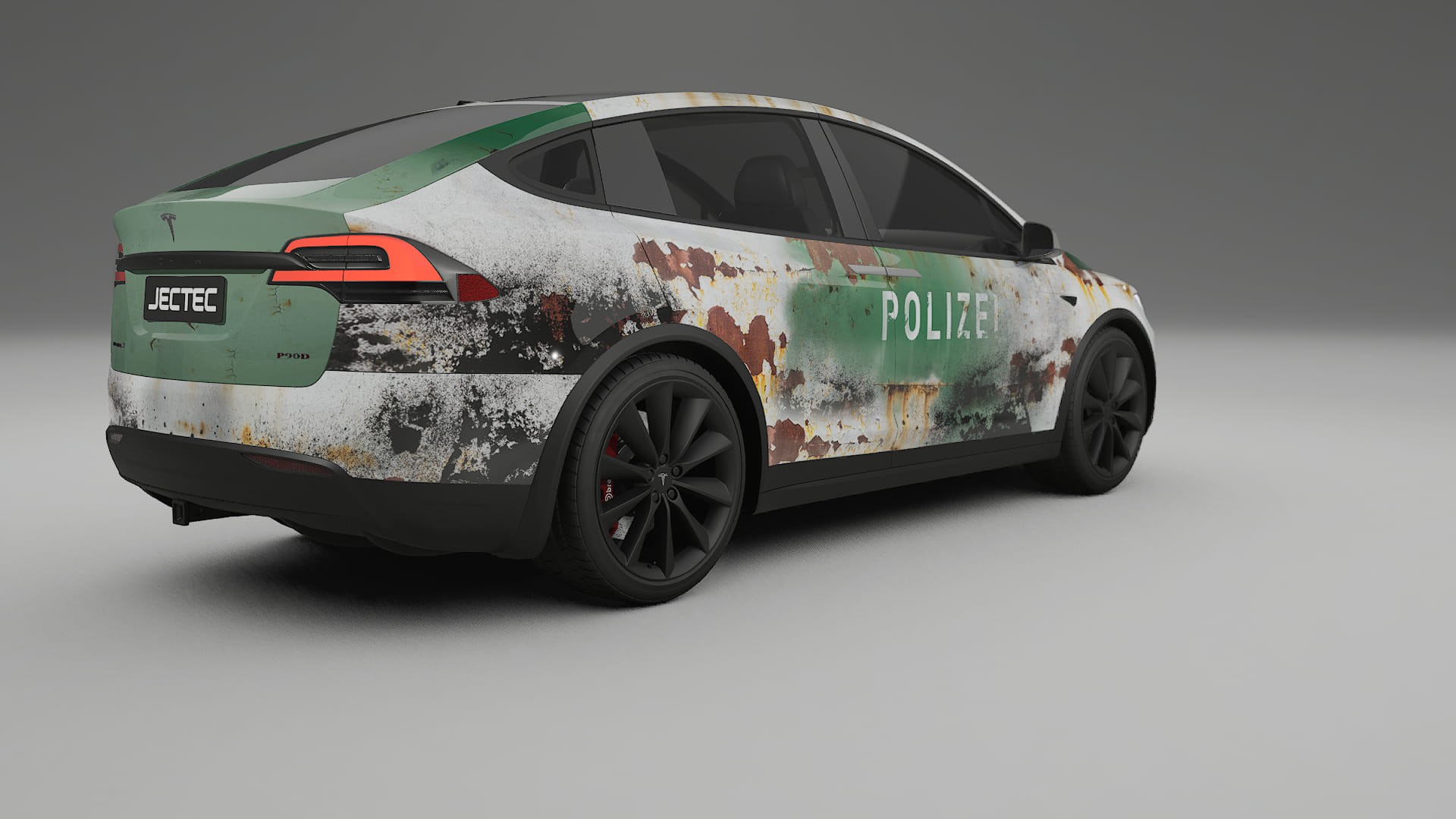 Tesla Model X COBRA 11 – Designad Wrap PPF-sats i utskrivbar polyuretanfilm