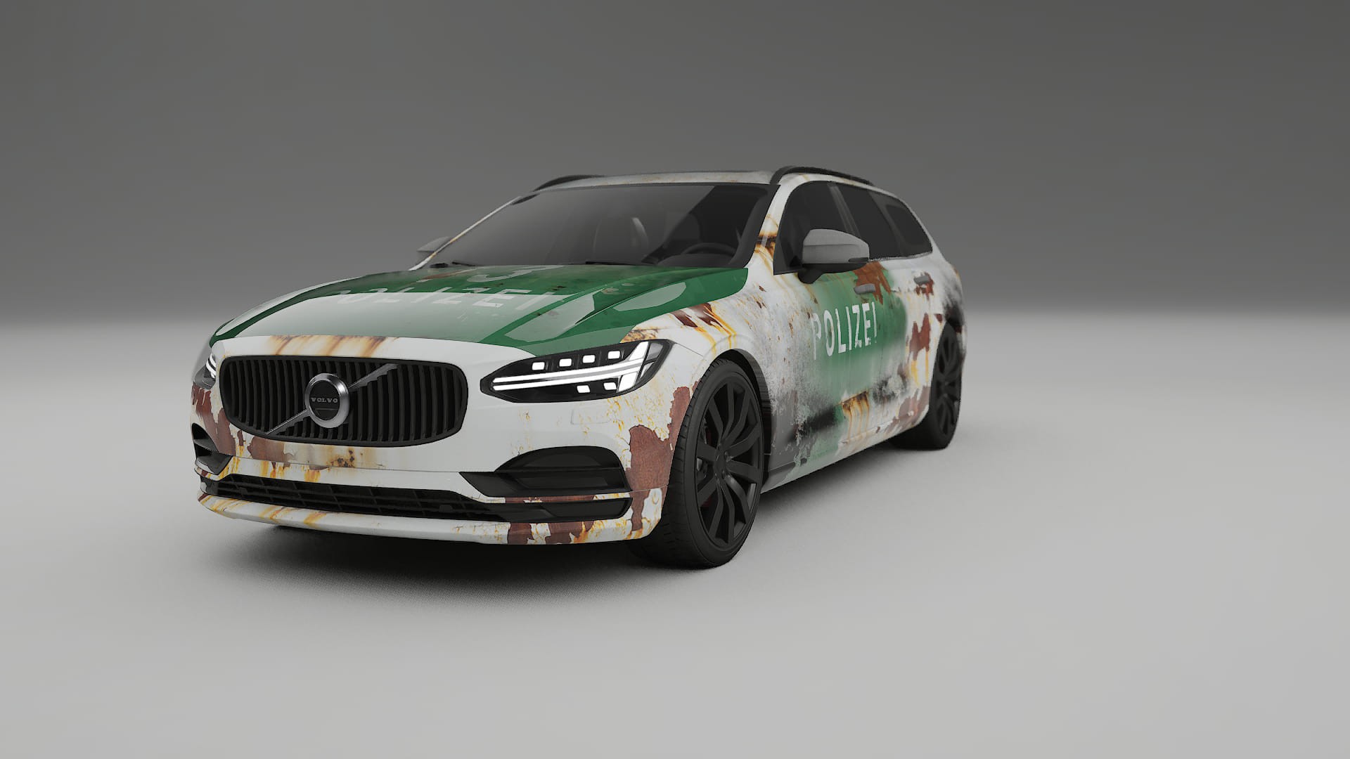 Volvo V90 P5 COBRA 11 – Designad Wrap PPF-sats i utskrivbar polyuretanfilm