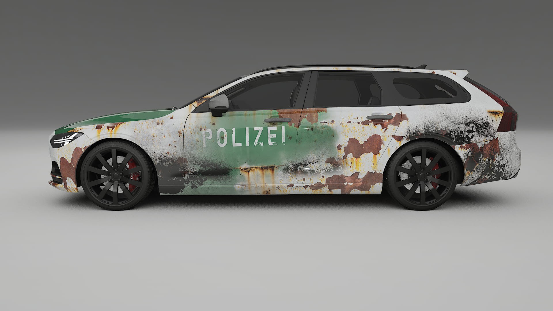 Volvo V90 P5 COBRA 11 – Designad Wrap PPF-sats i utskrivbar polyuretanfilm