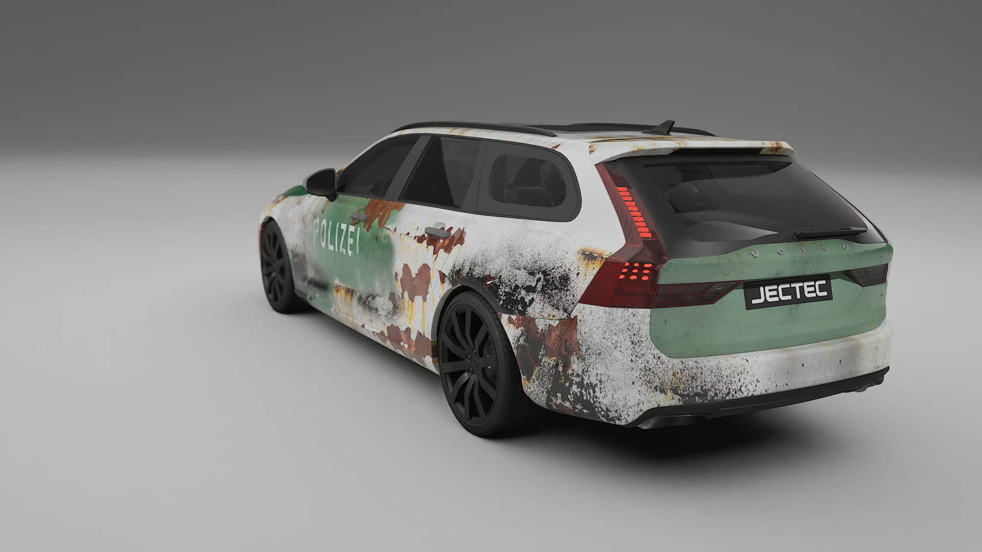 Volvo V90 P5 COBRA 11 – Designad Wrap PPF-sats i utskrivbar polyuretanfilm