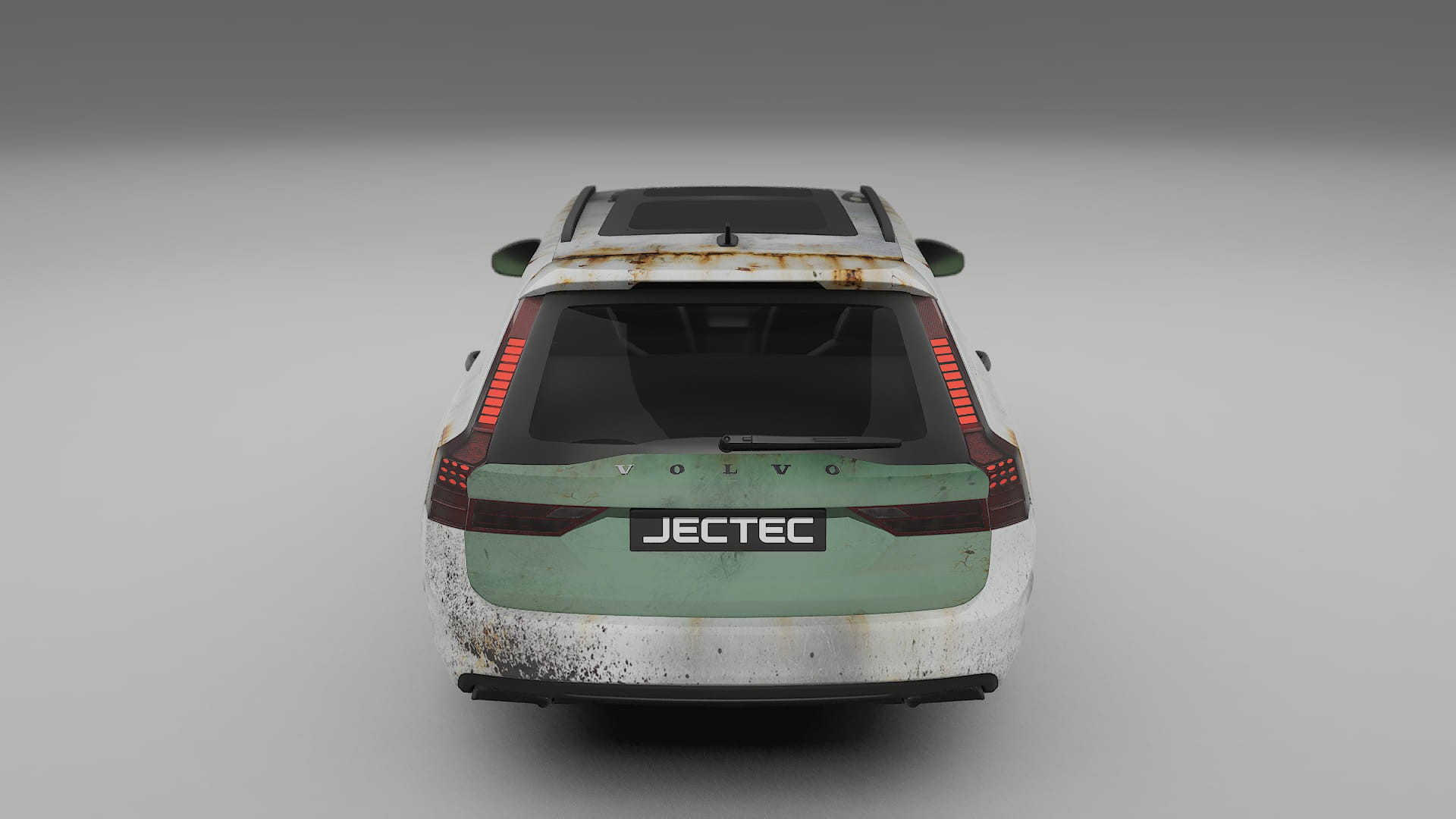 Volvo V90 P5 COBRA 11 – Designad Wrap PPF-sats i utskrivbar polyuretanfilm