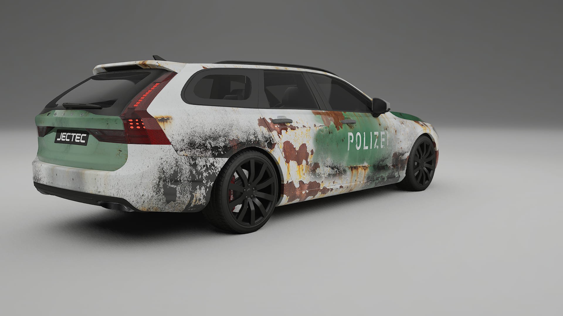Volvo V90 P5 COBRA 11 – Designad Wrap PPF-sats i utskrivbar polyuretanfilm