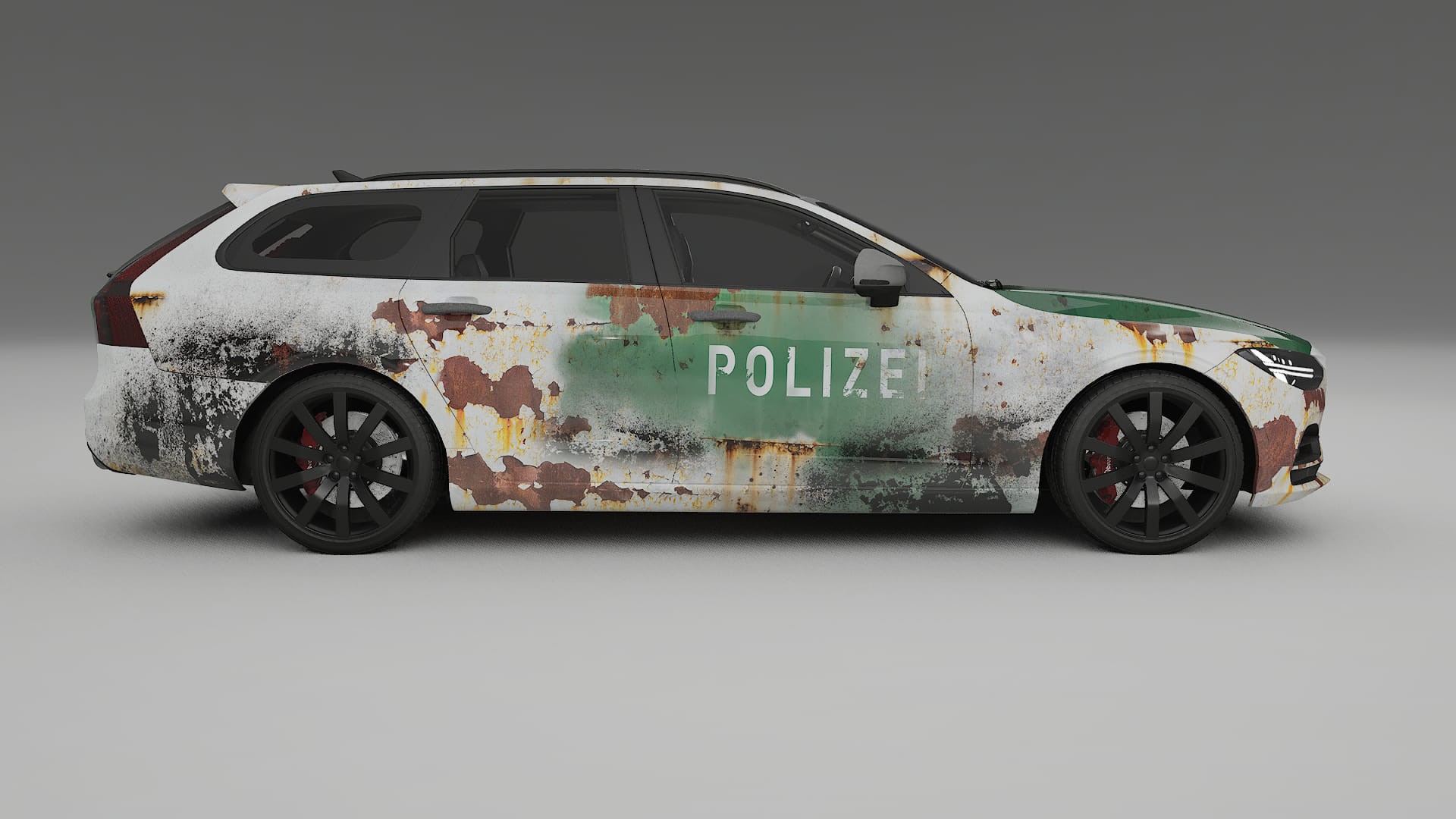 Volvo V90 P5 COBRA 11 – Designad Wrap PPF-sats i utskrivbar polyuretanfilm