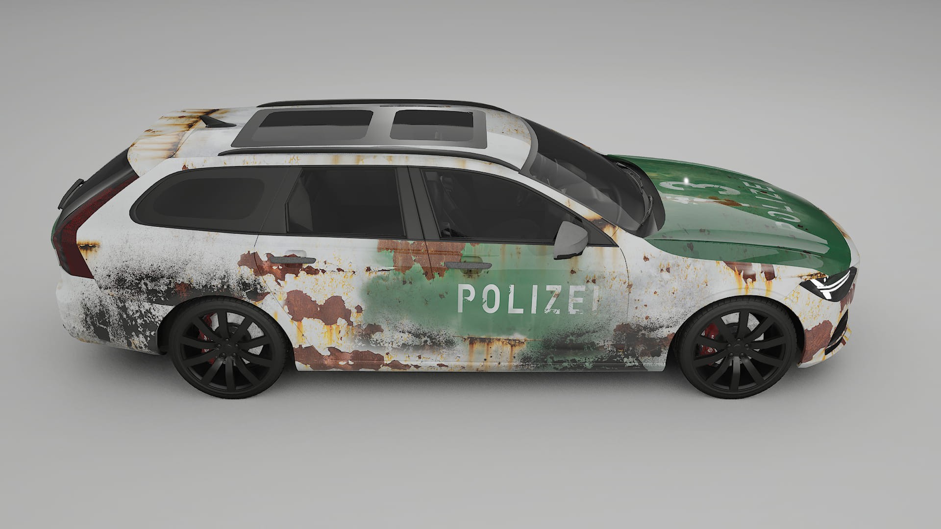 Volvo V90 P5 COBRA 11 – Designad Wrap PPF-sats i utskrivbar polyuretanfilm
