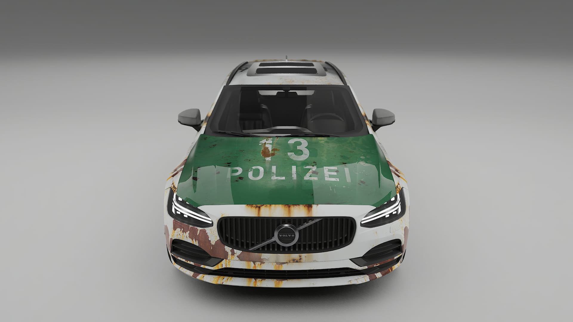 Volvo V90 P5 COBRA 11 – Designad Wrap PPF-sats i utskrivbar polyuretanfilm