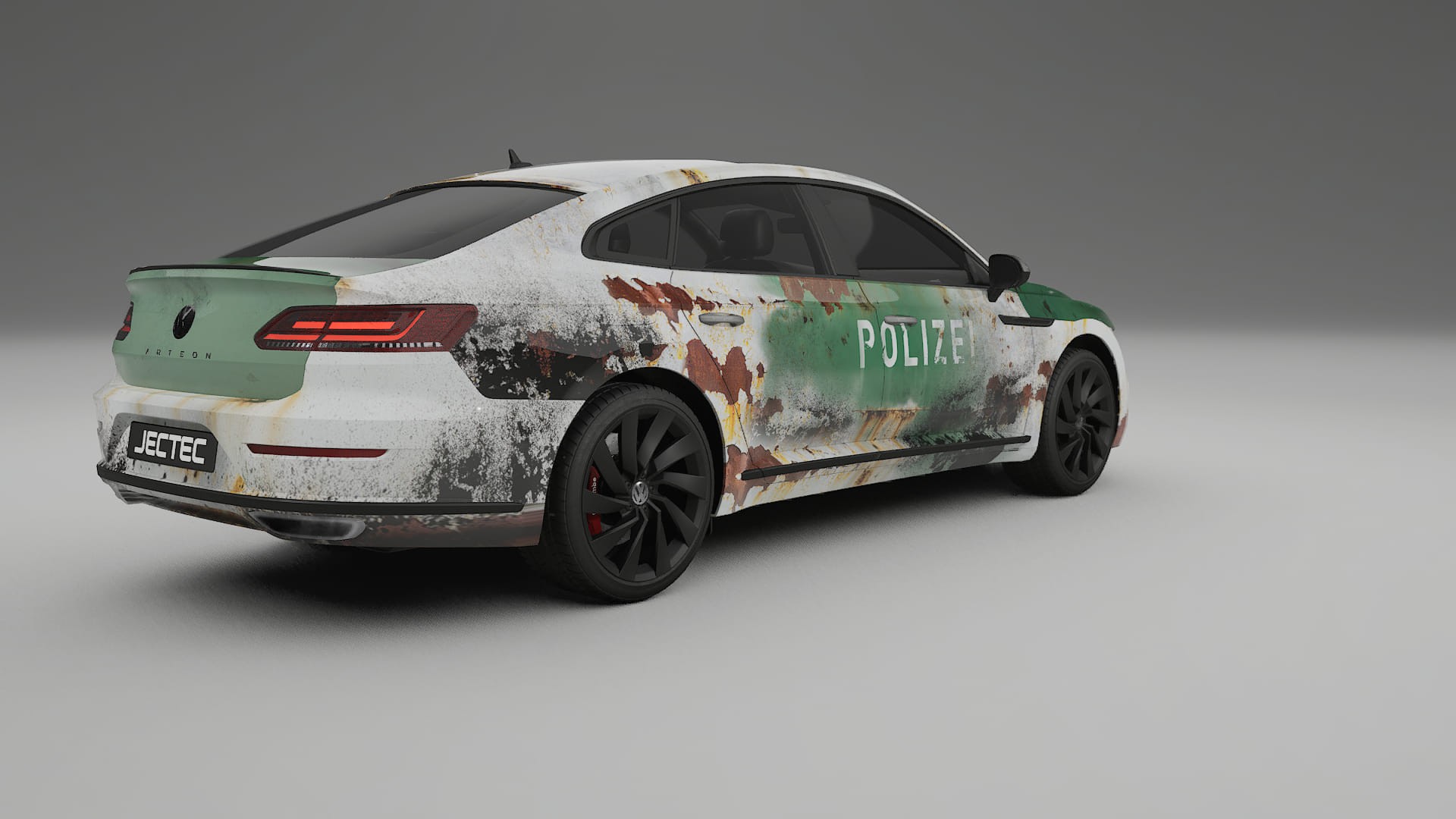 VW Arteon R 3H prefacelift pre-LCI COBRA 11 – Designad Wrap PPF-sats i utskrivbar polyuretanfilm