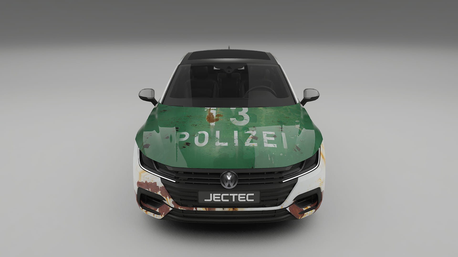 VW Arteon R 3H prefacelift pre-LCI COBRA 11 – Designad Wrap PPF-sats i utskrivbar polyuretanfilm