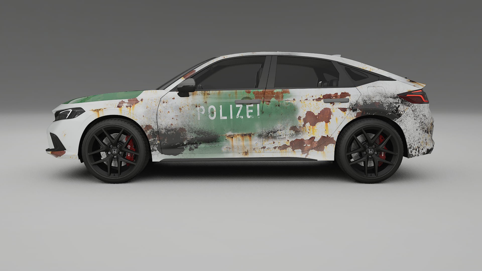 Honda Civic hatchback COBRA 11 – Designad Wrap PPF-sats i utskrivbar polyuretanfilm