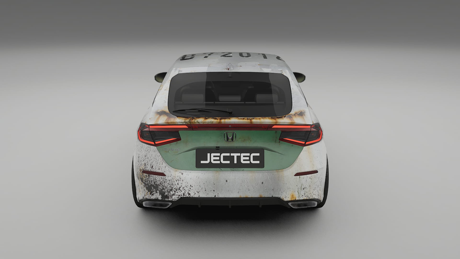 Honda Civic hatchback COBRA 11 – Designad Wrap PPF-sats i utskrivbar polyuretanfilm