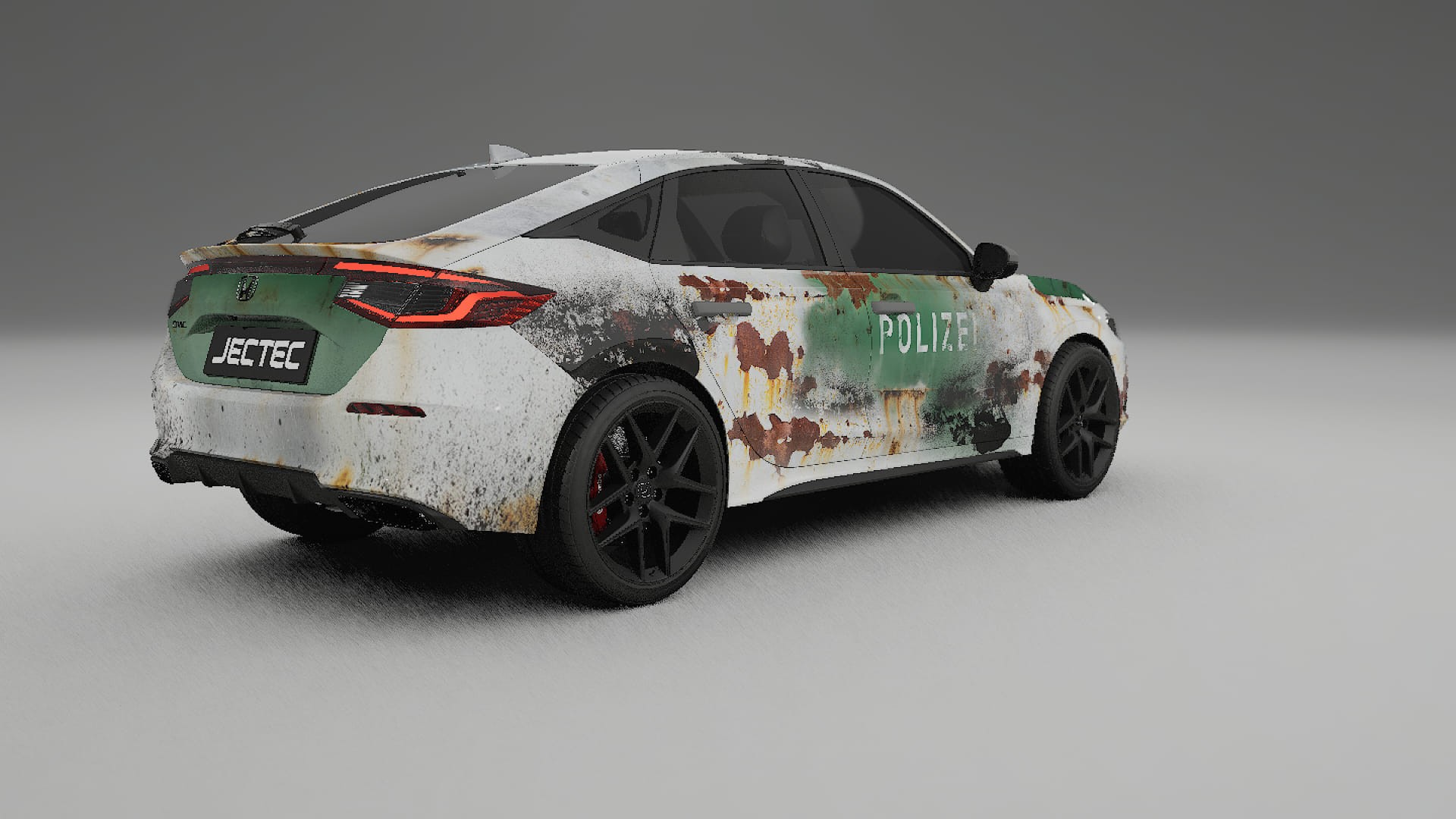 Honda Civic hatchback COBRA 11 – Designad Wrap PPF-sats i utskrivbar polyuretanfilm