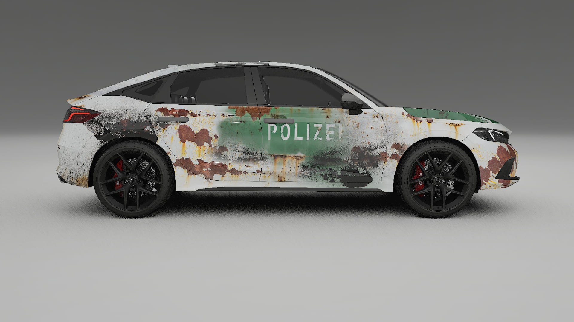 Honda Civic hatchback COBRA 11 – Designad Wrap PPF-sats i utskrivbar polyuretanfilm